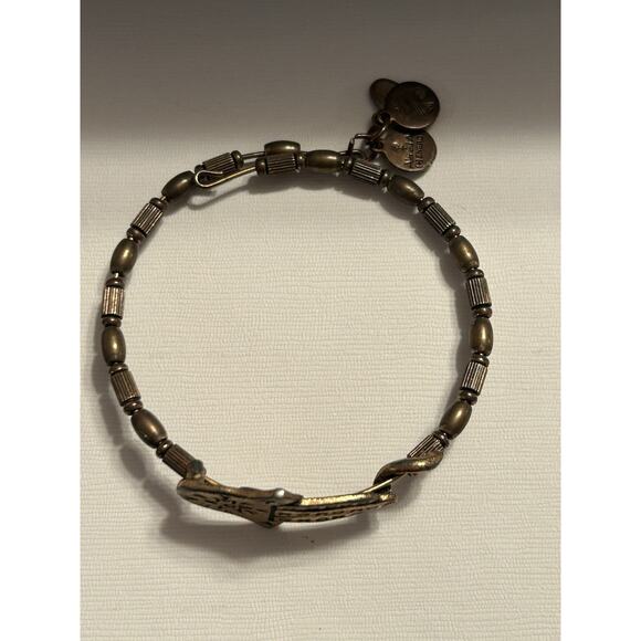 ALEX AND ANI Vintage Sixty Six Hamsa Wrap Bracelet Gold Tone Hand of Fatima - Picture 2 of 5